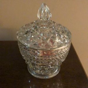 Vintage candy dish with lid